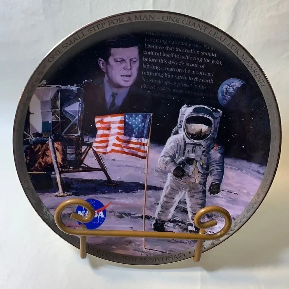 NASA One Small Step For Man One Giant Leap Mankind Bradford Exchange Apollo 11